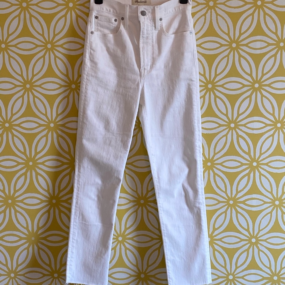 Madewell Perfect Vintage White Jean